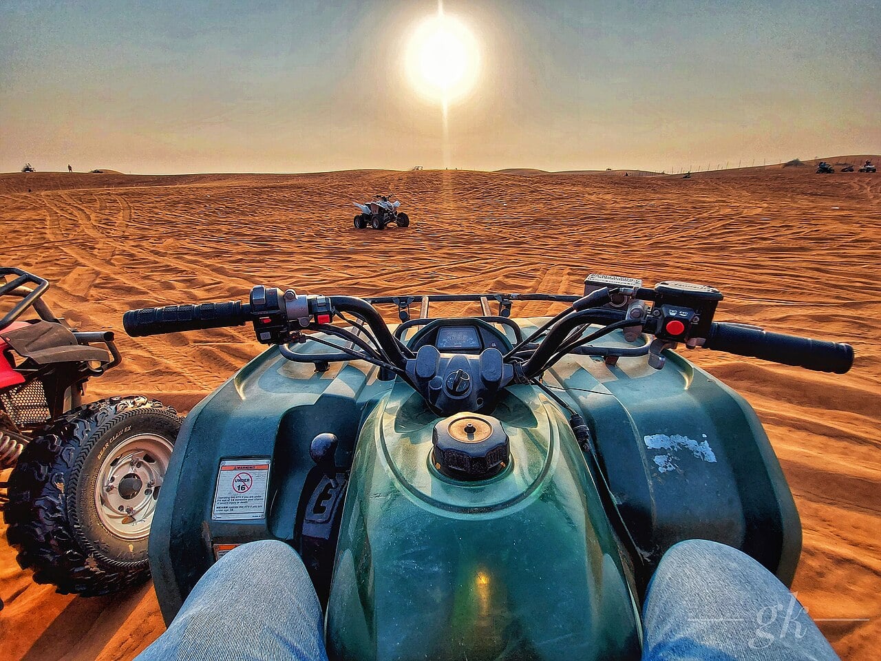 Desert safari evening